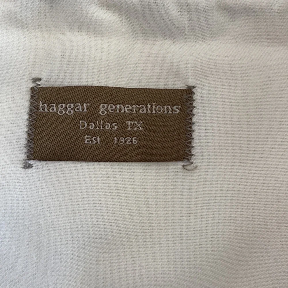 HAGGAR GENERATIONS big man pants. Cotton Flat front Button back pockets 45/24 C
